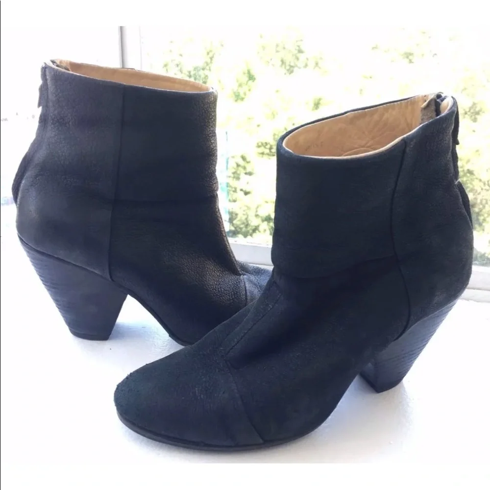 Rag & Bone Newbury Bootie Leather Ankle Boots 37
